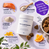 8-in-1 Multivitamin Kausnacks für Hunde – natürliche Wirkstoffe im Überblick