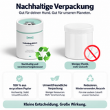 Beruhigungs-Kausnacks für Hunde – Verpackung aus recycelter Pappe