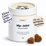 Gelenk-Kausnacks für Hunde – Dose mit Produkthinweisen